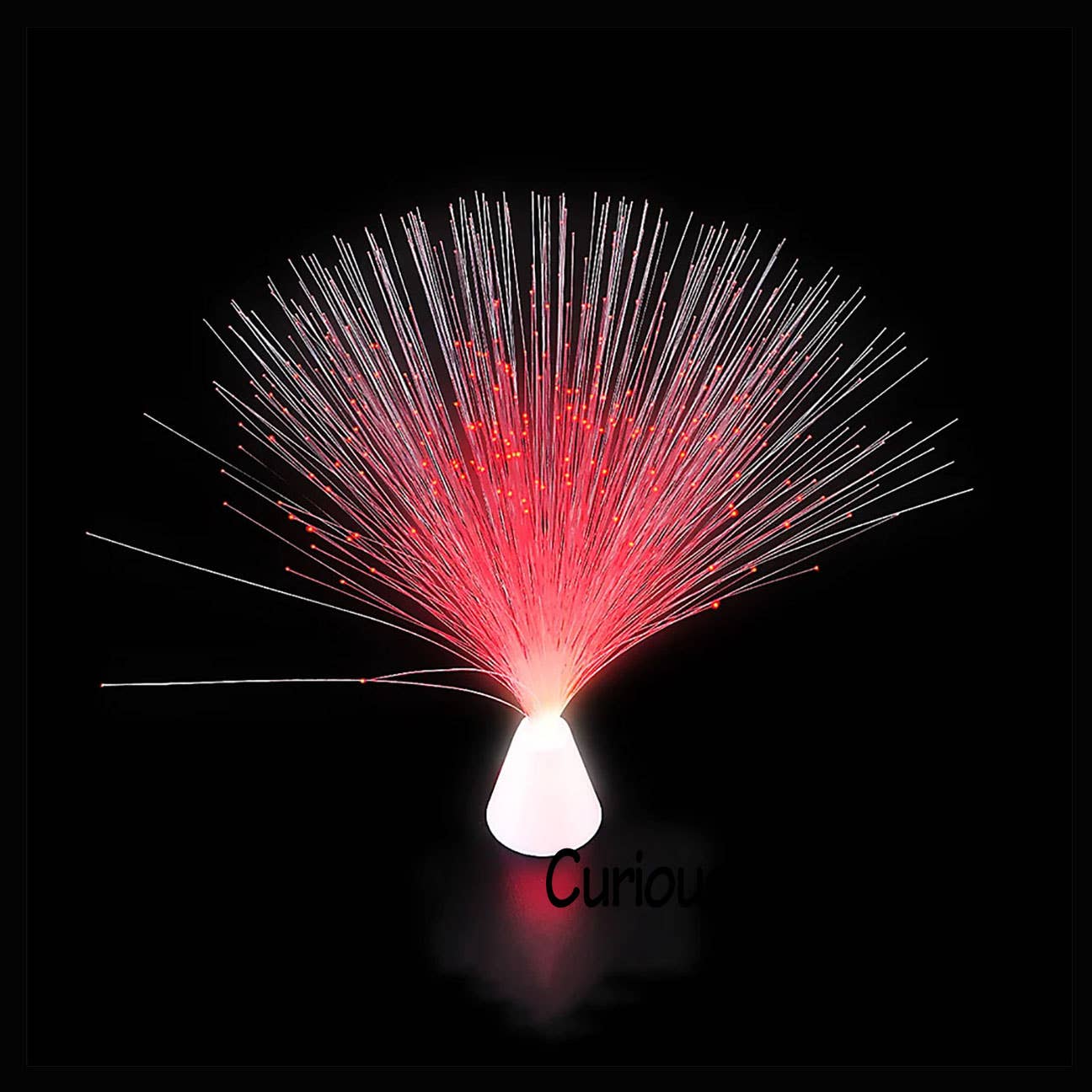 Curious Minds Toys - Wholesale Figurine Lamp - 1 Fiber Optic Lamp Light - Flexible Streams of Light Lamp De1