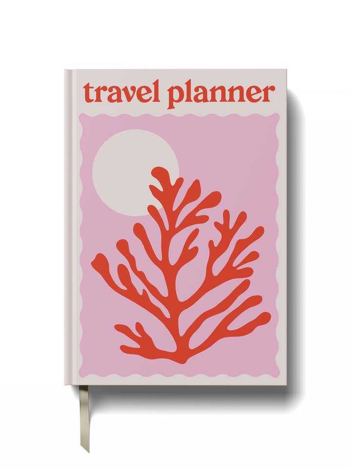 Travel Planner Guided Journal | Plan 7 Vacations | Hardcover for wholesale by Yop & Tom USA | Design-led Stationery