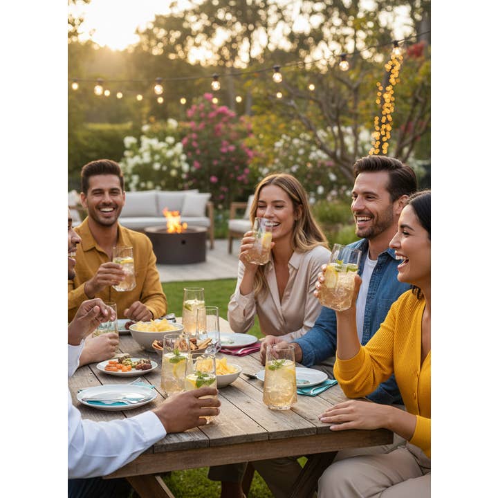 Kadra Kitchenware - Vente Verres à cocktail/alcool - LAV - Valeria, Verre Highball, 15,5 oz, 6 Pk2