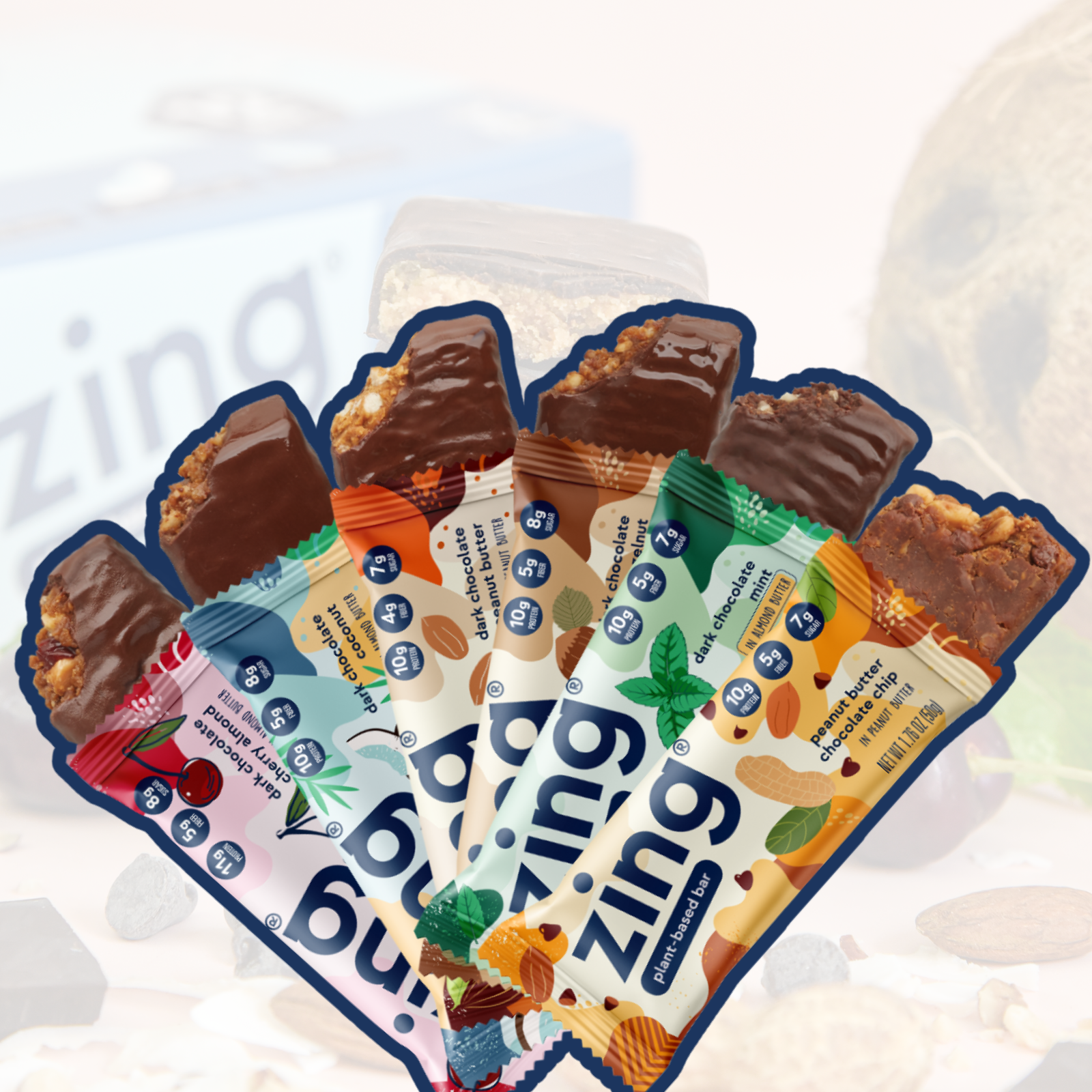 Zing - Wholesale Snack Bar - Variety Pack Original - 12ct Box1