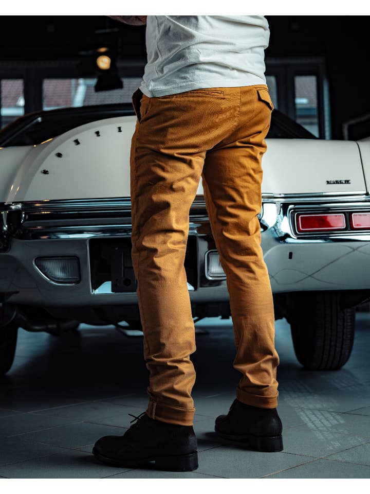 Mosterd Dave Mustard cargobroek voor groothandel op Faire4