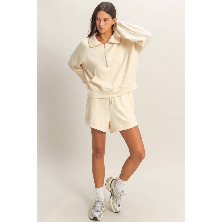 HYFVE - Wholesale Sweatshirt - Women's - Half-Zip Collar Pullover48