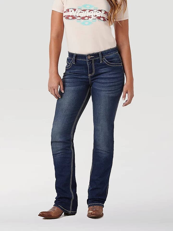JPC Equestrian - Wholesale Jeans - Women's - Wrangler Women's The Ultimate Riding® Jean - Q-Baby- Dark Blue