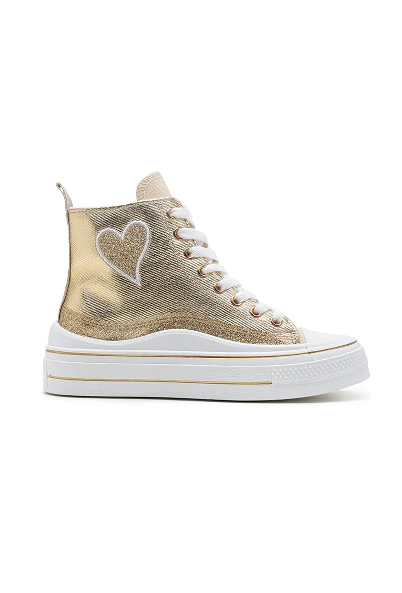LADY GLORY - Wholesale Lifestyle Sneakers - Women's - High-top sneakers with heart17