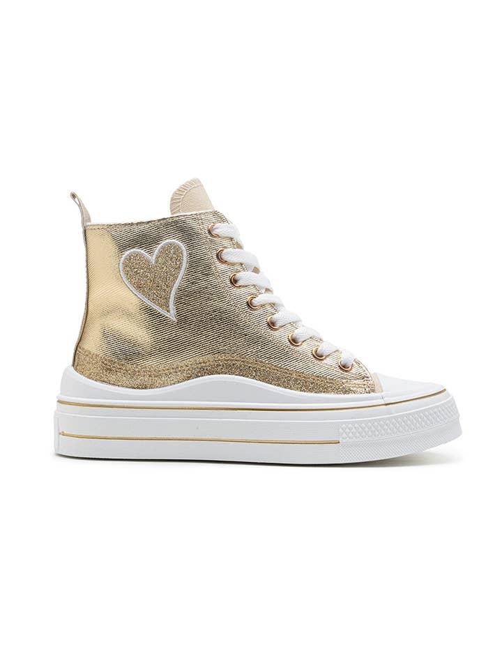 LADY GLORY - Wholesale Lifestyle Sneakers - Women's - High-top sneakers with heart17