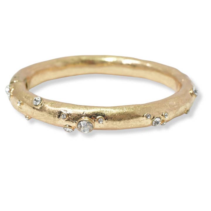 Armreif aus Metall mit Strassakzenten für den Großhandel von SOPHIA WHOLESALE