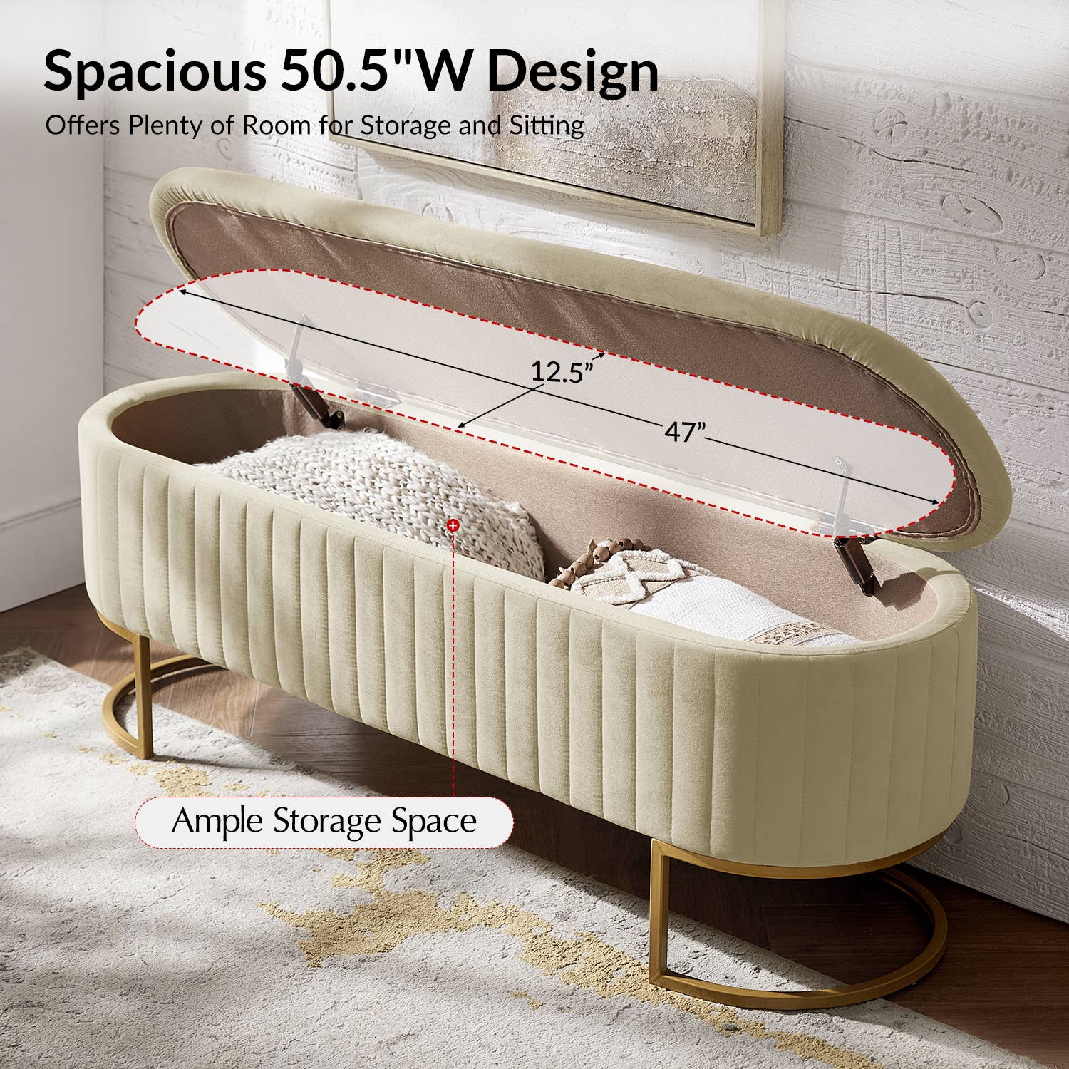 Karat Home - Wholesale Bench - Paula Storage Bench23
