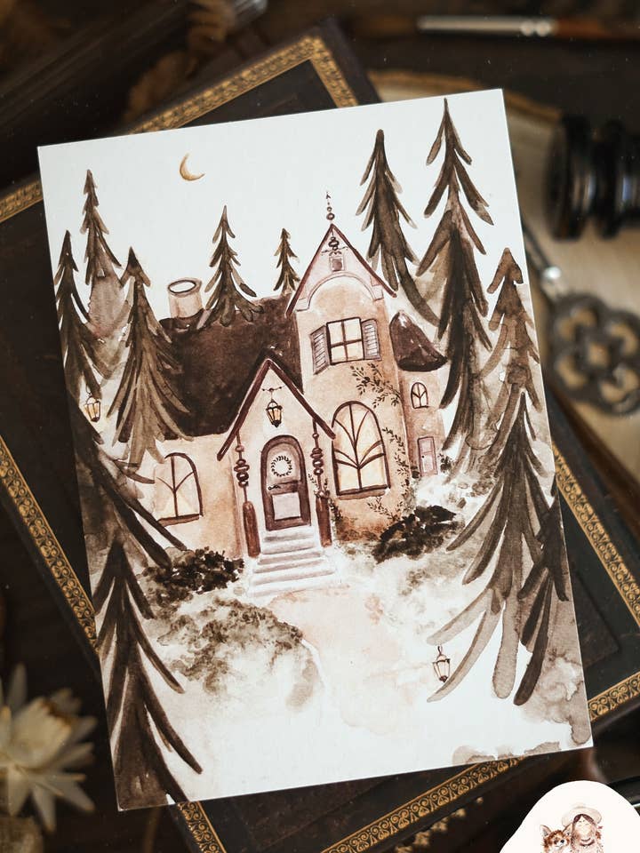 Hälsningskort Skogsvilla för wholesale av FuchsMaedchen