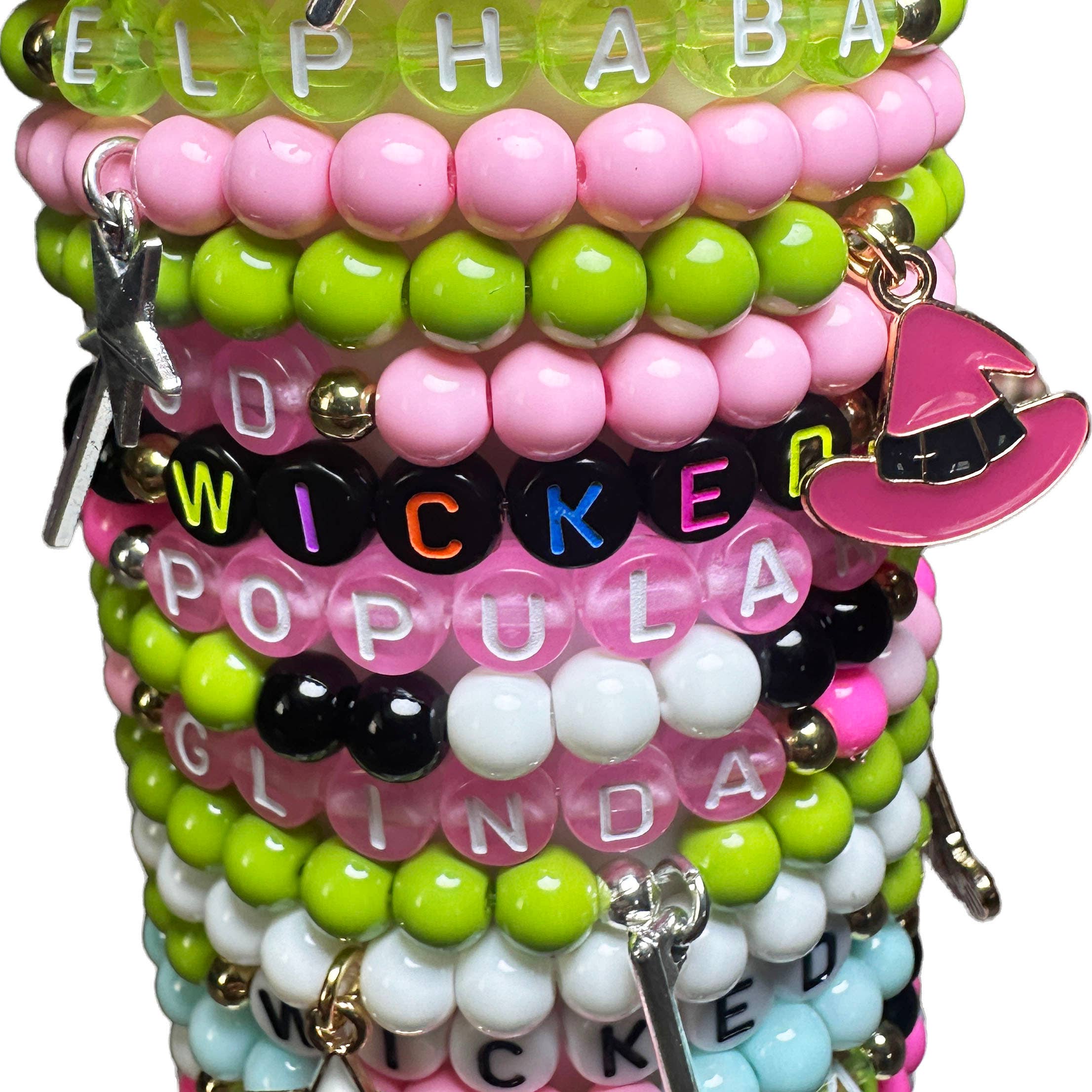 Stratus - Venta al por mayor Pulsera de cuentas - Niños - Juego de pulseras elásticas con cuentas inspiradas en Wicked1