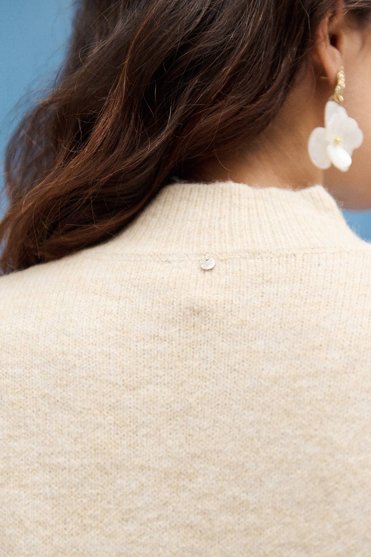 Nathael Paris - Wholesale Knit Sweater - Women's - Slightly oversized alpaca and wool sweater8