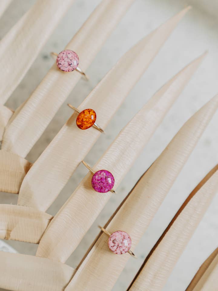 Creative Color Way Ring for wholesale by Goldie Flower Haus