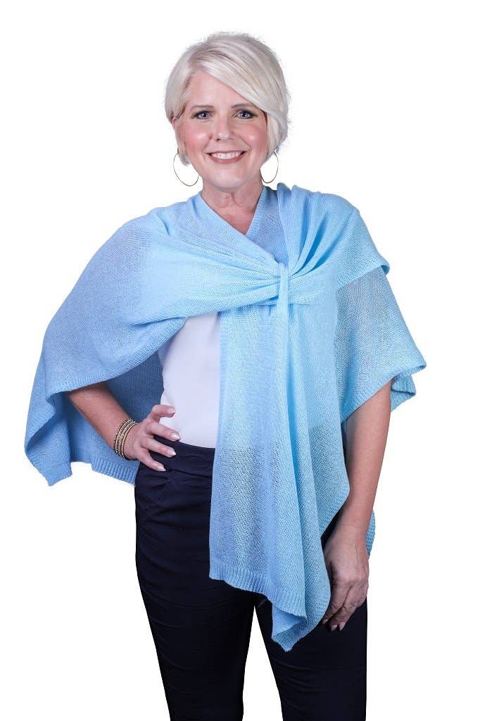 TINA Stephens Italy/Tees By Tina - Wholesale Wrap - Women's - Aliya Multi Way Cotton Wrap (W108)1