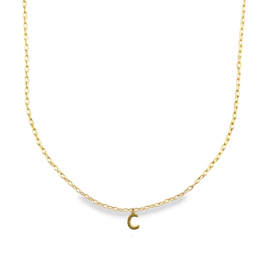 Camilla Limón - Wholesale Pendant/Charm Necklace - Tiny Initial Charm Personalized Gold-Filled Necklace2