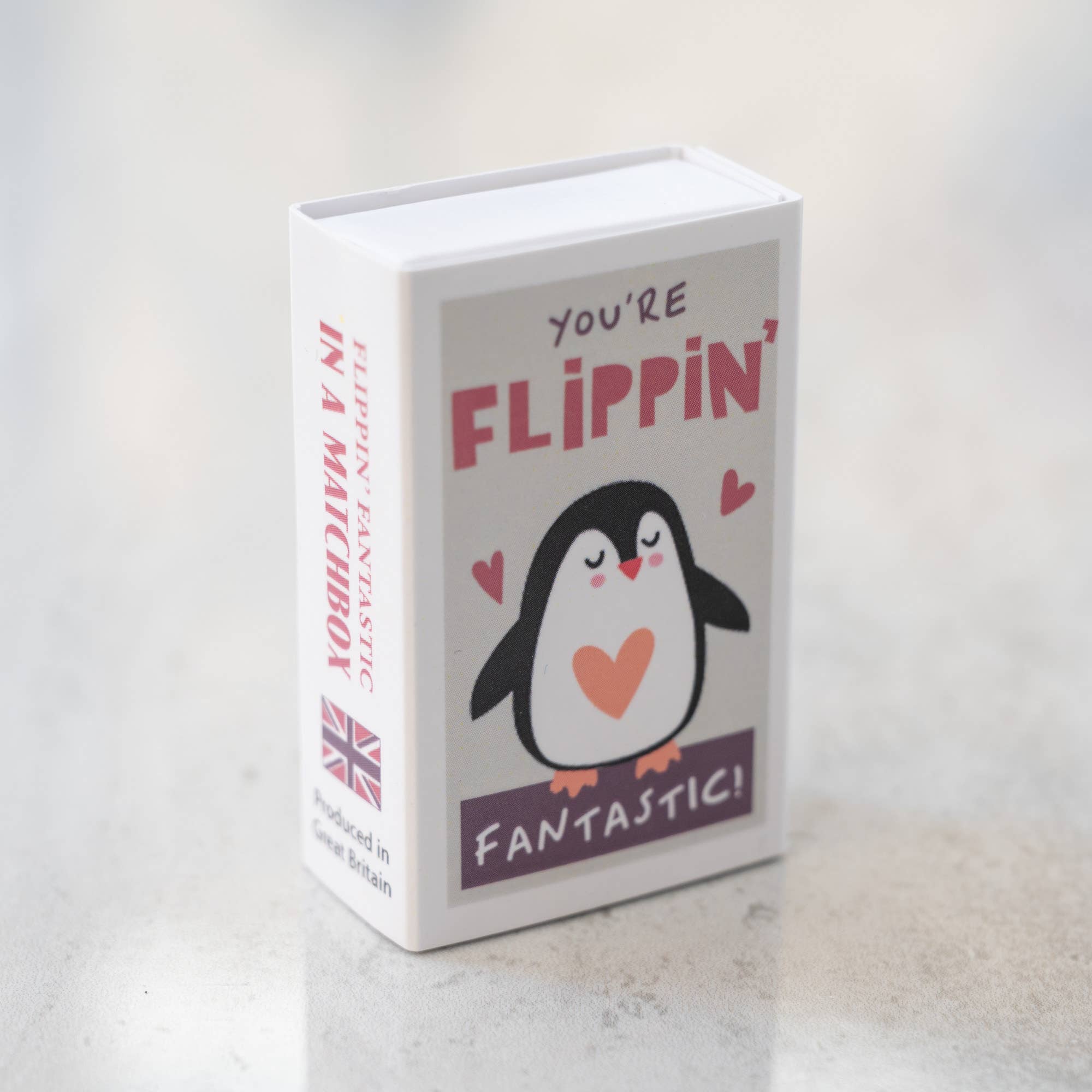 Marvling Bros Ltd - Wholesale Gag Gift/Novelty Gift - You're Flippin' Fantastic Wool Felt Penguin In A Matchbox4