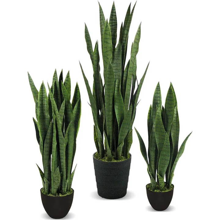 LOOMLAN - Wholesale Kunstplant - Kunstmatige Botanische Buiten Groene Sansevieria