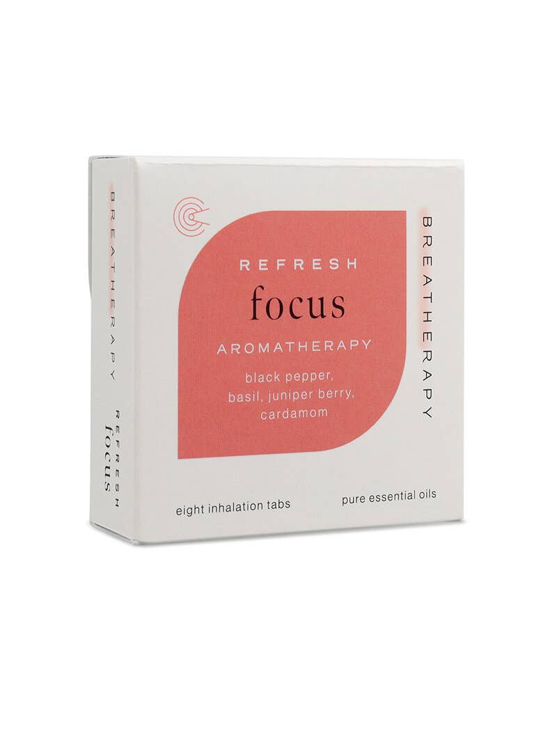 Breatherapy - Wholesale Aromatherapy Inhaler - FOCUS Aroma Patches Concentration + Mental Clarity (8-ct.)2