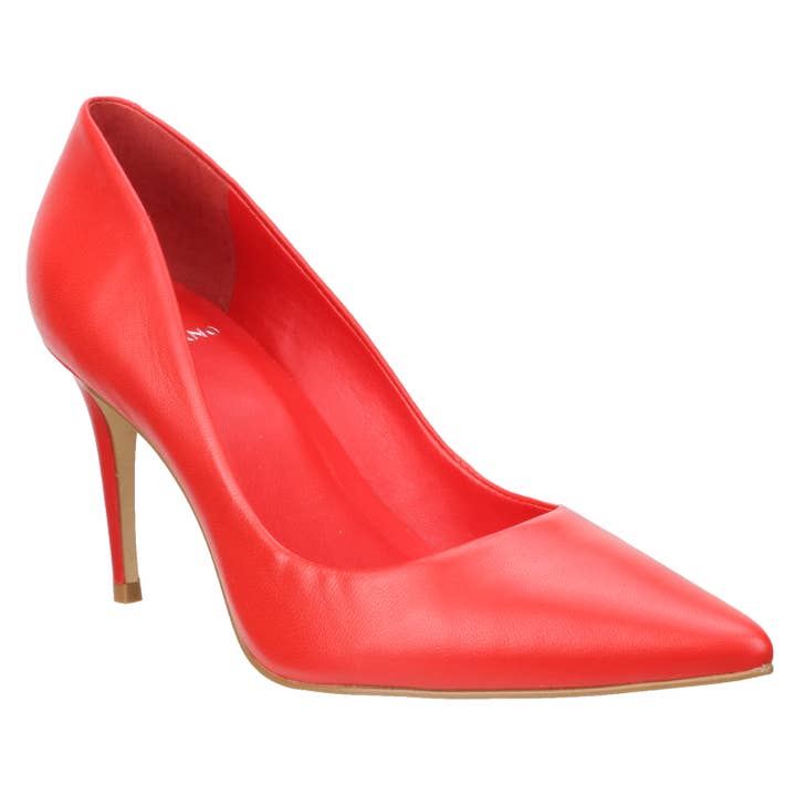 Beatriz - Klassischer Lederpumps Rot 195009 für den Großhandel von Carrano