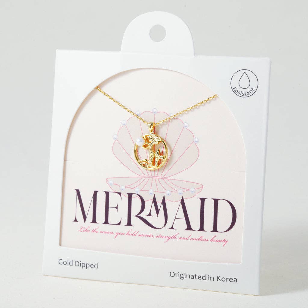 INKI STUDIO - Wholesale Pendant/Charm Necklace - Mermaid Magic, Necklace0
