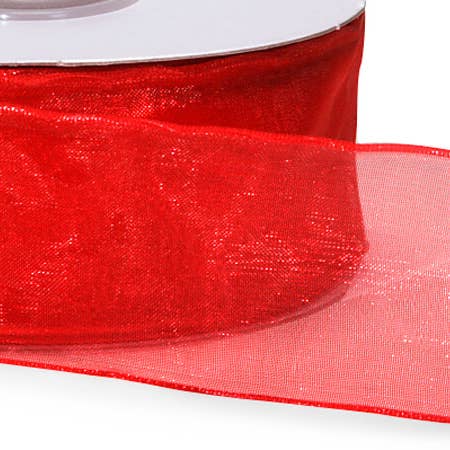 Nashville Wraps - Wholesale Ribbon - Gift Wrapping - Wired Sheer Organza Ribbon3