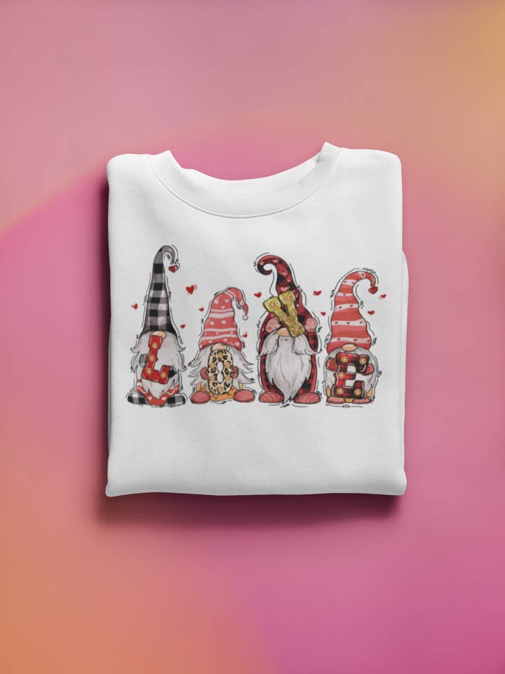 DTF Print Valentines gnomes for wholesale by The Willow Farm