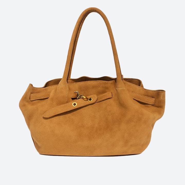 STREET LEVEL - Wholesale Shoulder Bag - Women's - Alora Faux Suede Shoulder Bag5