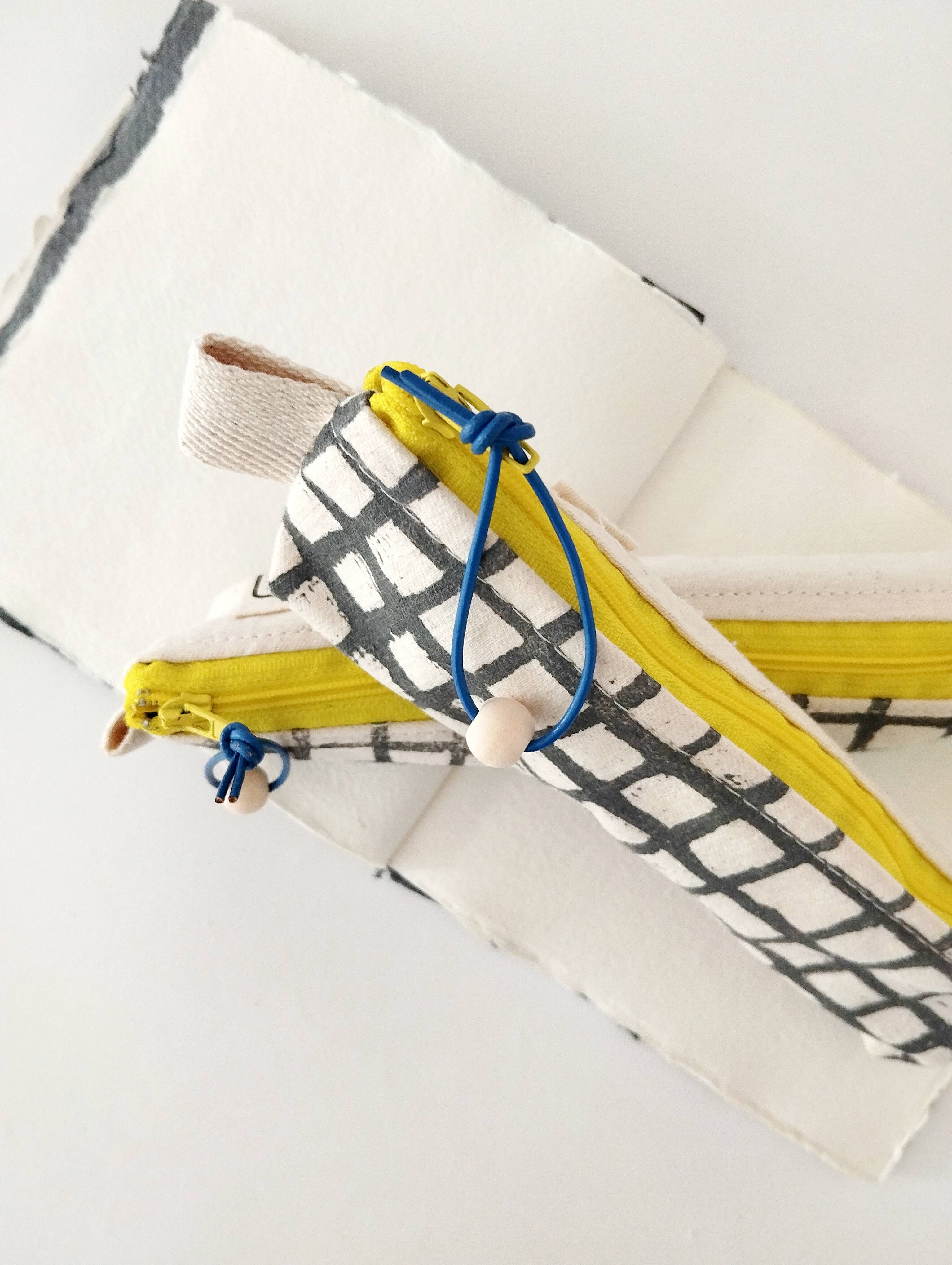 The Ink Job - Wholesale Pencil Case/Pouch - Minimal Grid Pencil Case2