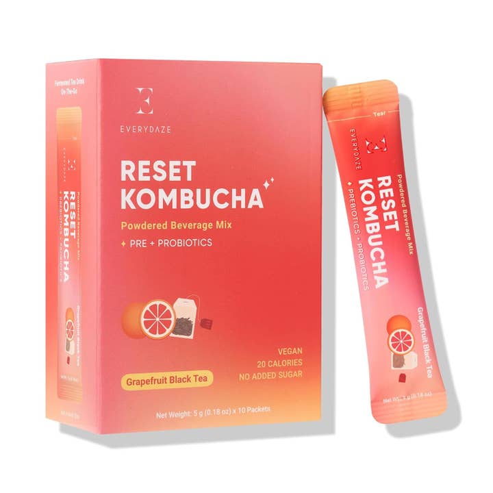 EVERYDAZE - Wholesale Powdered Health Drink - Reset Kombucha Stick - 10 Packs