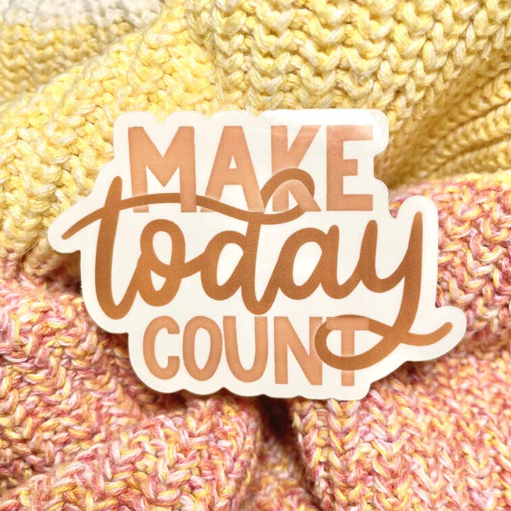 Lass den heutigen Tag zählen Aufkleber für den Großhandel von Soul Full of Sun