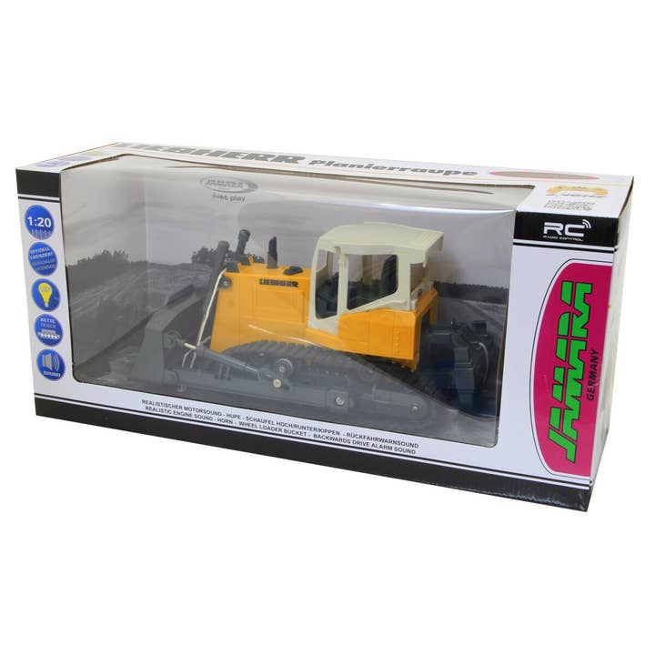 mhw24 – Großhandel Spielzeugauto – Kinder – Planierraupe Liebherr 1:20 2,4GHz