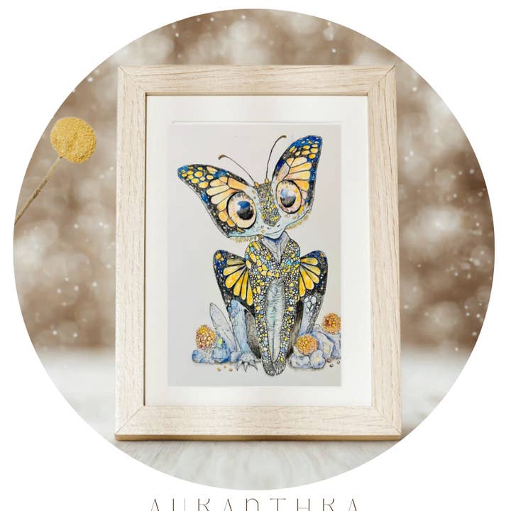 Impresión de Arte de Mariposa Fairycore – Habitación Infantil de Fantasía y Ensueño para venta al por mayor de Mandala Gems