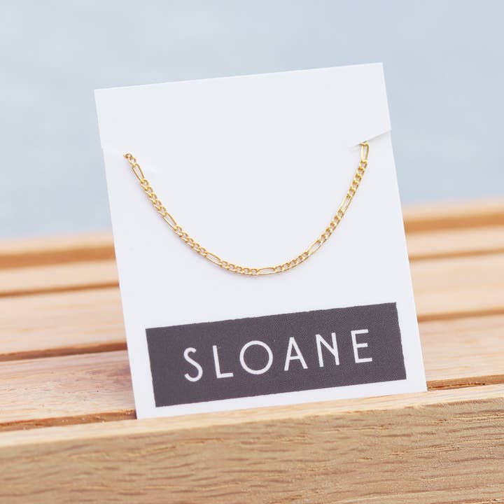 Figaro Chain Necklace for wholesale by Sloane Jewelry Design