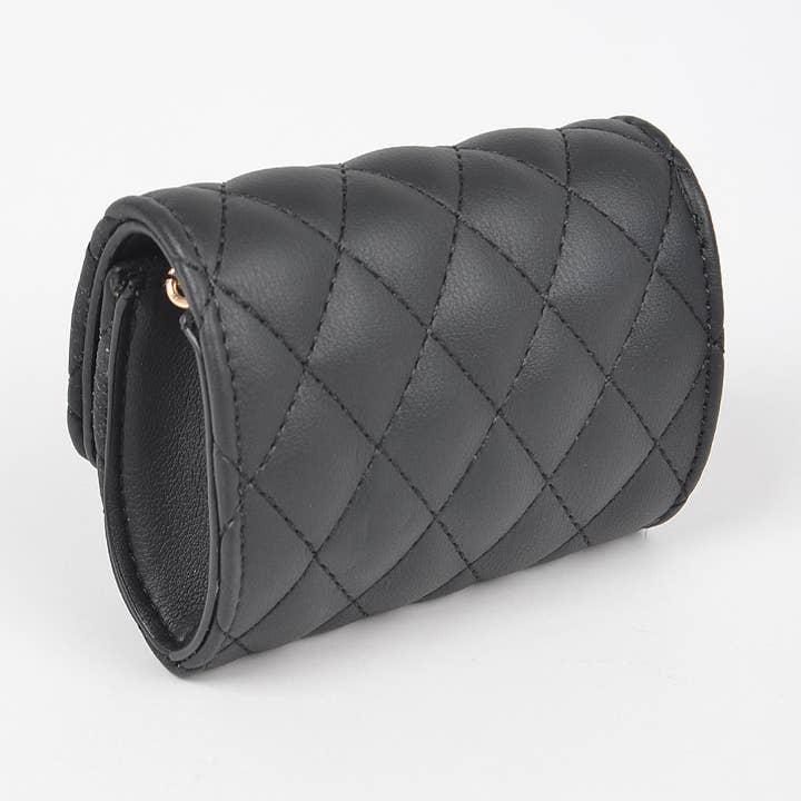 3AM BY H&D ACCESSORIES – wholesale Crossbody bag – Women's – Quilted Mini Bag w/ Chain Belt2