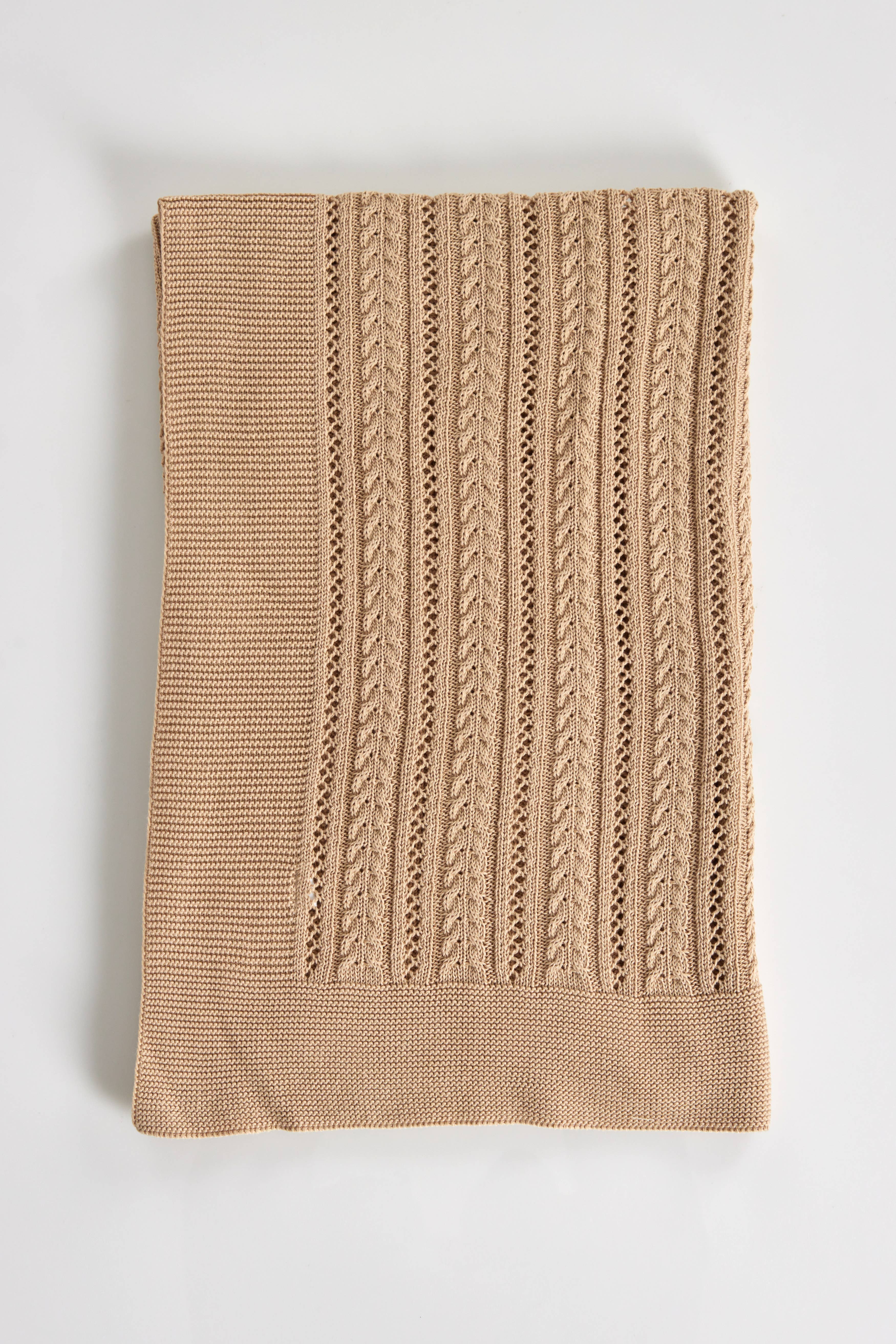 Amorim Gerações, LDA - Wholesale Bedding Blanket - Kids & Baby - Baby Cotton Wheat Knitting Blanket 0620B2