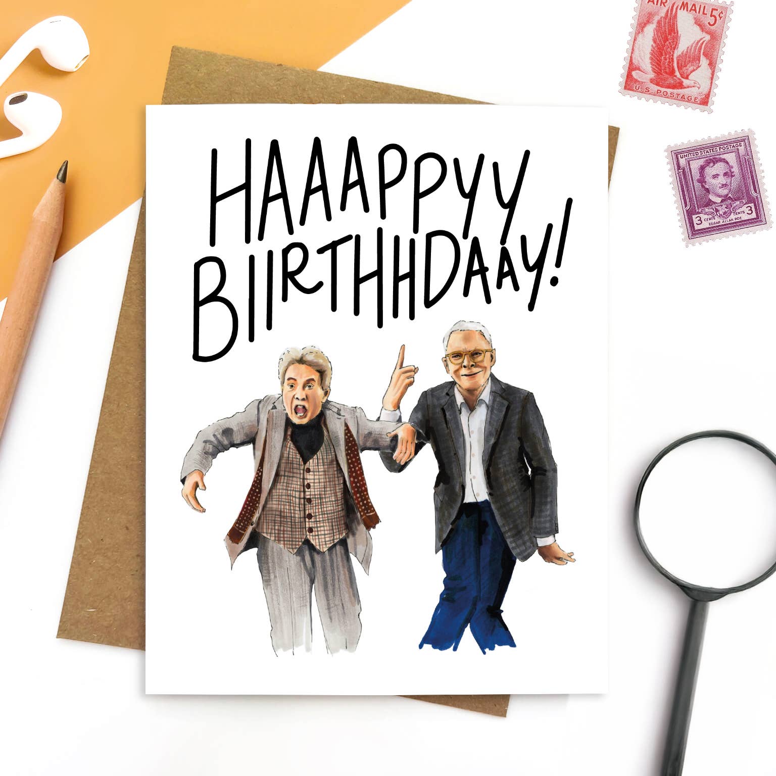 Morgan Swank Studio - Vente Cartes d'anniversaire - Seulement des meurtres au ralenti | Carte d'anniversaire pop culture1