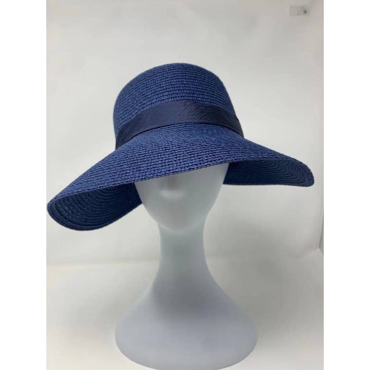 FanakoStudioNYC - Wholesale Straw Hat - Women's - Vintage Style Summer Straw Hat With Bow, Beach Hat With Bow, Sun Visor Hat, Summer Hat With Ribbon, Uv Protection, Fashion Sun Hat1