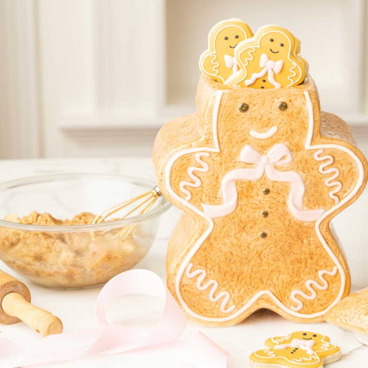 8 Oak Lane - Wholesale Cookie Jar - Gingerbread Cookie Jar0
