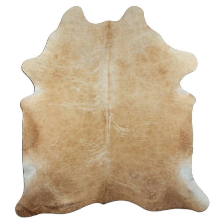 Tappeto in pelle di mucca - L210 x P180 cm - beige chiaro per la vendita all'ingrosso da parte di Livarto UG (haftungsbeschränkt)