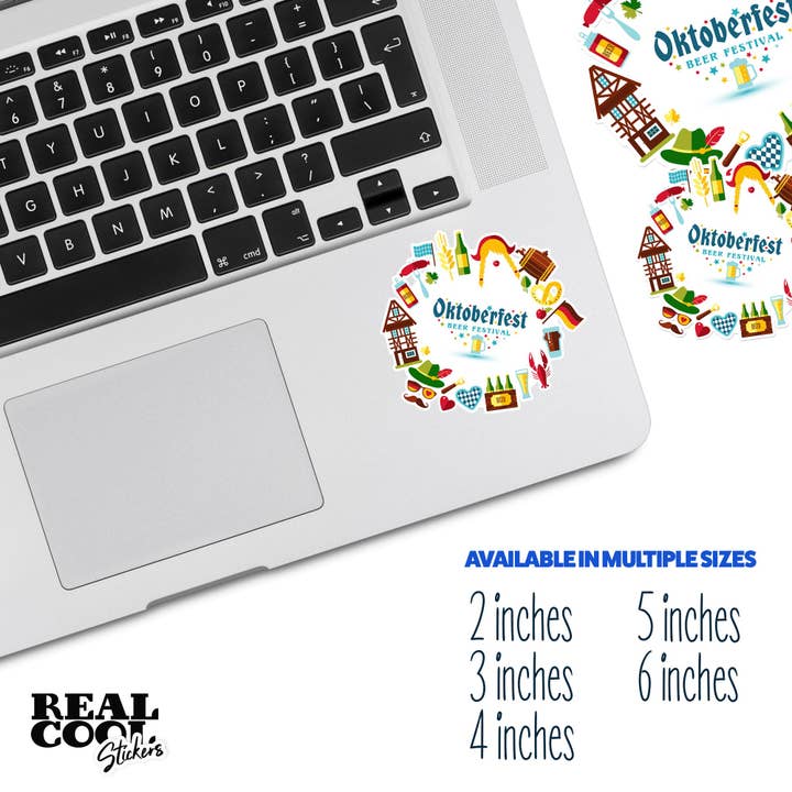 Oktoberfest Sticker for wholesale by Real Cool Stickers & Stuff