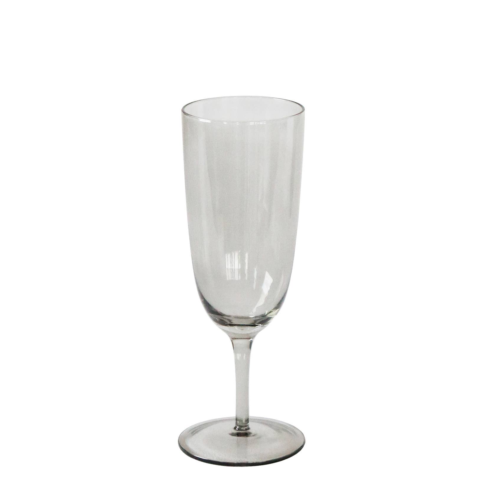 Fiorirà un giardino - Wholesale Wine Glass - Smoke Gray Glass Goblet D7 H19 cm0