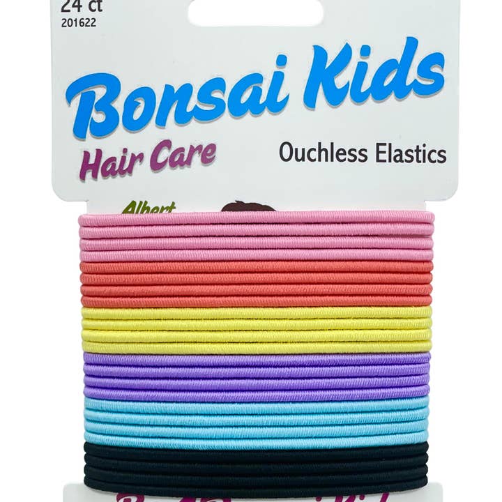 Kids Ouchless Hair Elastics - No More Struggles for wholesale by Bonsai Kids Hair Products
