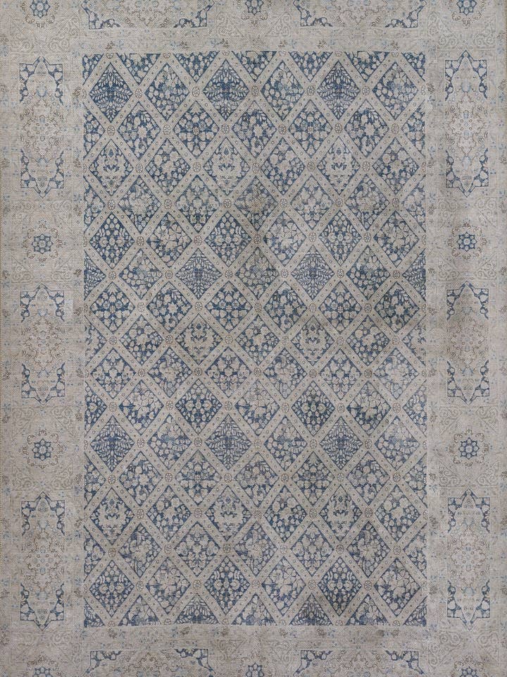 Erin Gates Dorset Coventry Blue Easy Clean Area Rug for wholesale by Momeni