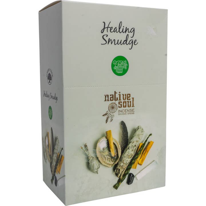 Kheops International - Wholesale Incense - Native Soul Incense 15 Gr - Healing Smudge (Pack of 12)