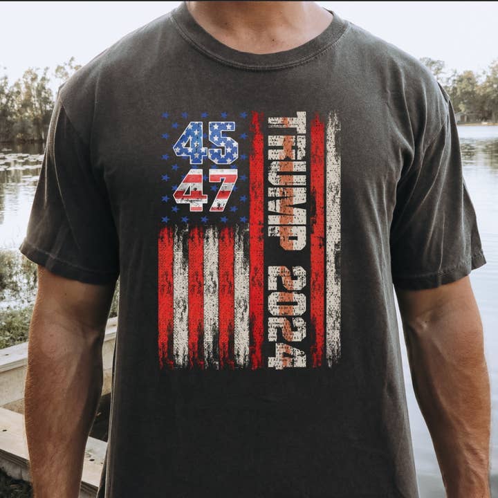 Trump Flag 45 47 for wholesale by Dockery Corporation