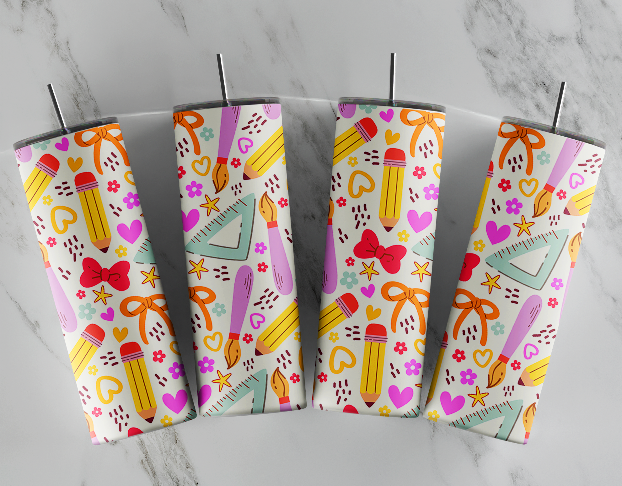 So Peachy Designs - Wholesale Insulated Mug/Tumbler - Teacher Tumbler, School Tumbler, Teacher Gift1