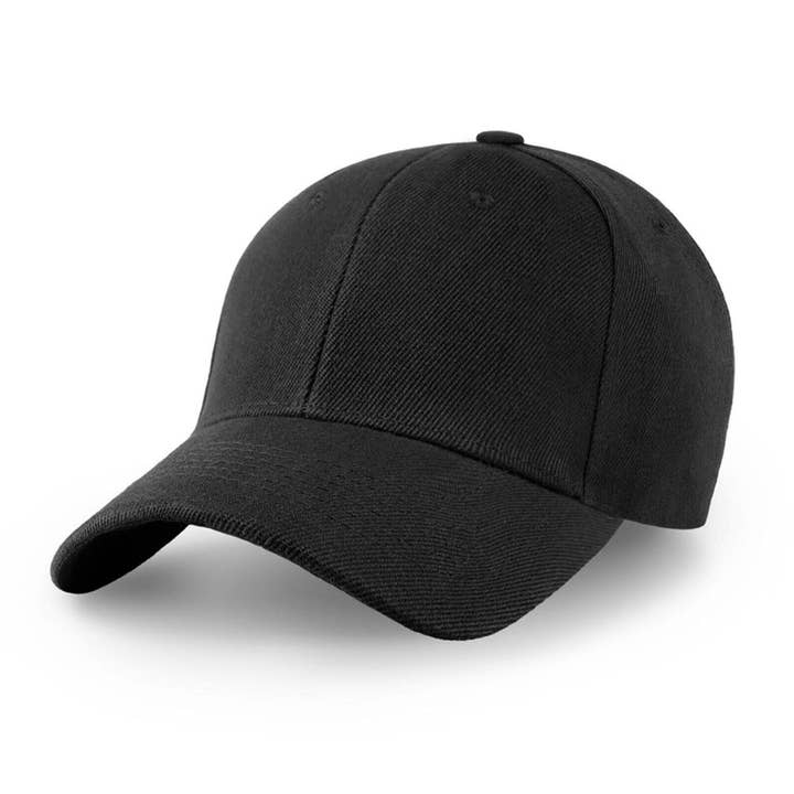 HALLEE - Wholesale Baseball Cap - Unisex - Plain Solid Baseball Cap - Assorted2