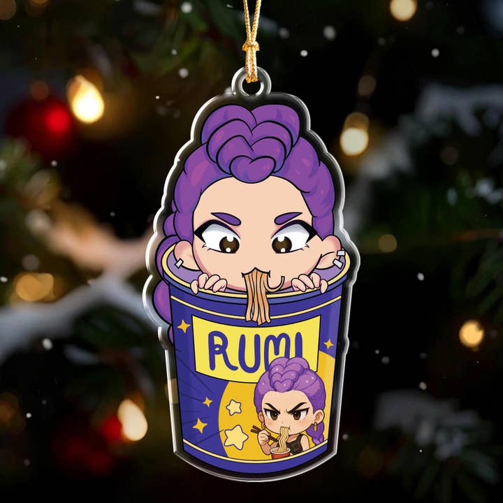 Mira Rumi Zoey Acrylic Ornament, Demon Hunters Ornament for wholesale by Embrova