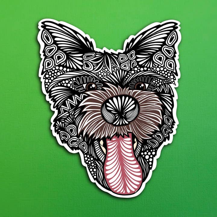 Zenspire Designs - Wholesale Sticker - Maggie the Dog Sticker (WATERPROOF)0