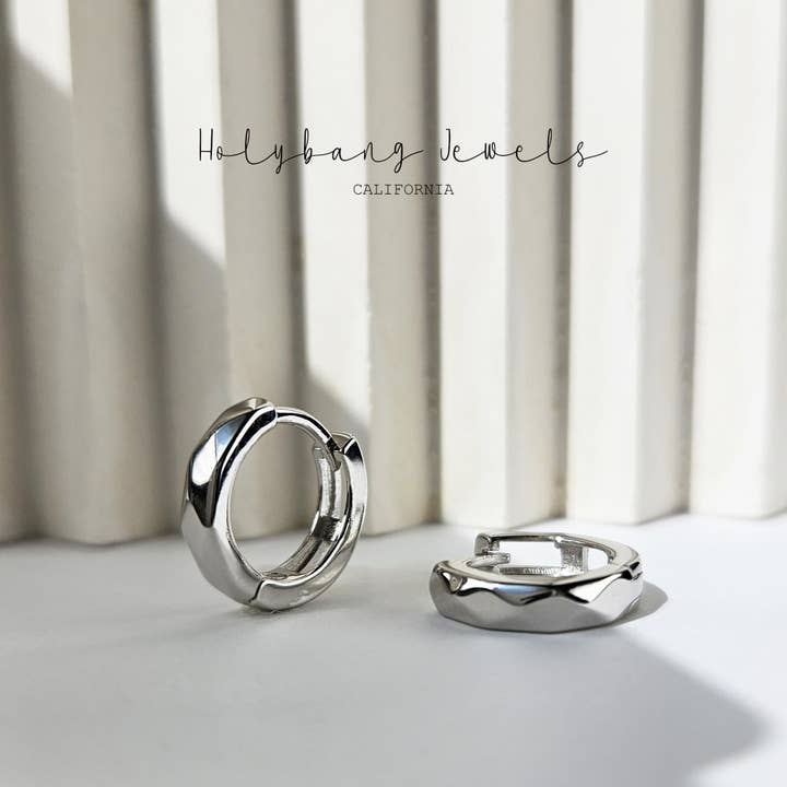 DAINTY HUGGIE EARRINGS - E-H12112 / E-HT1564 / E-HT1565 for wholesale by HolyBang Jewels