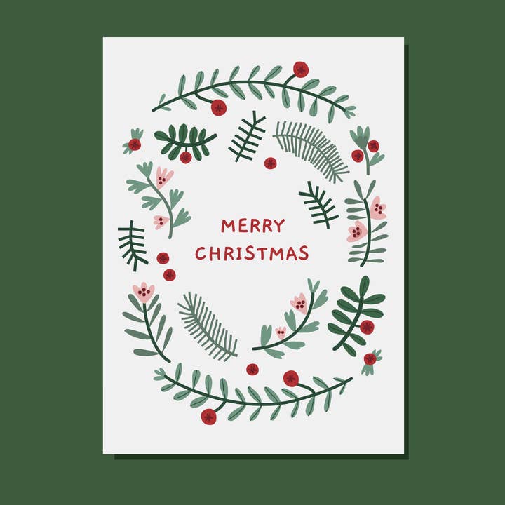 Merry Christmas Greeting Card for wholesale by Seekprint