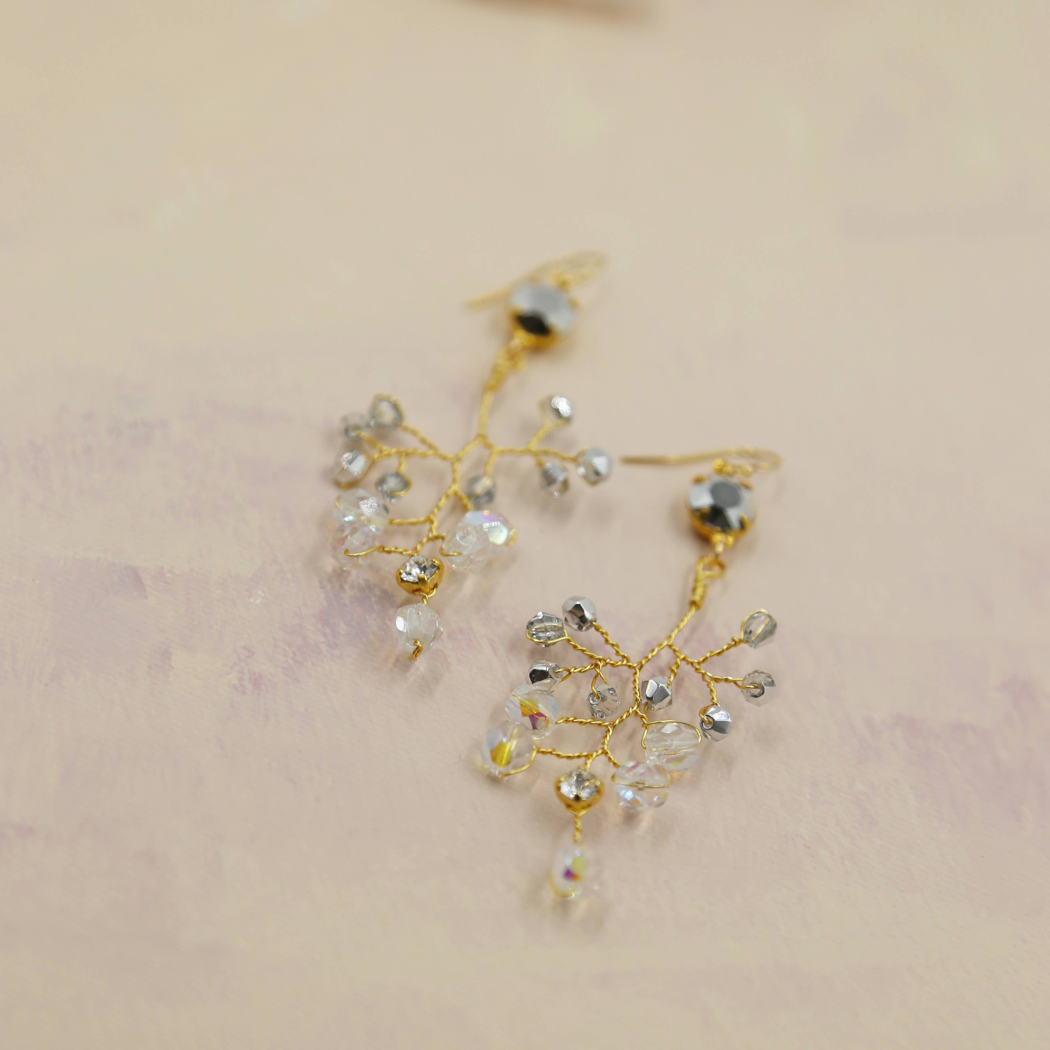 Acute Designs - Wholesale Dangle Earrings - Swarovski Vine Statement Earrings 2
